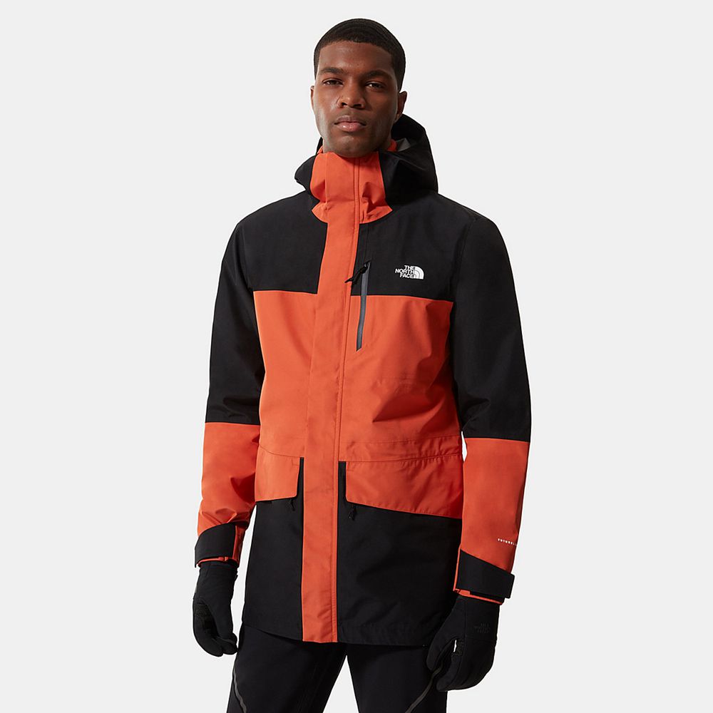 The North Face Rain Jacket Mens Australia - The North Face Dryzzle All-Weather Futurelight™ Orange /